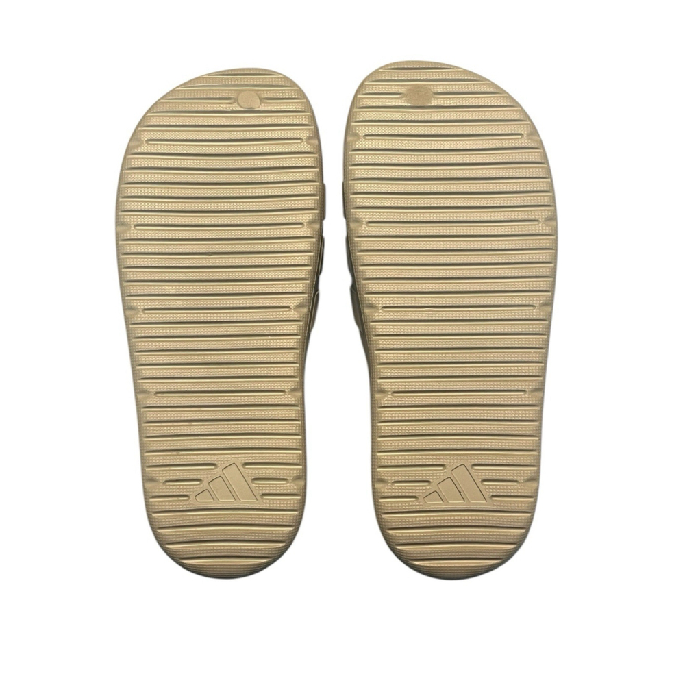Adidas ZNSORY Slide Men's Size 8 Cloudfoam Brown 3 Stripe Sandals - Picture 7 of 9